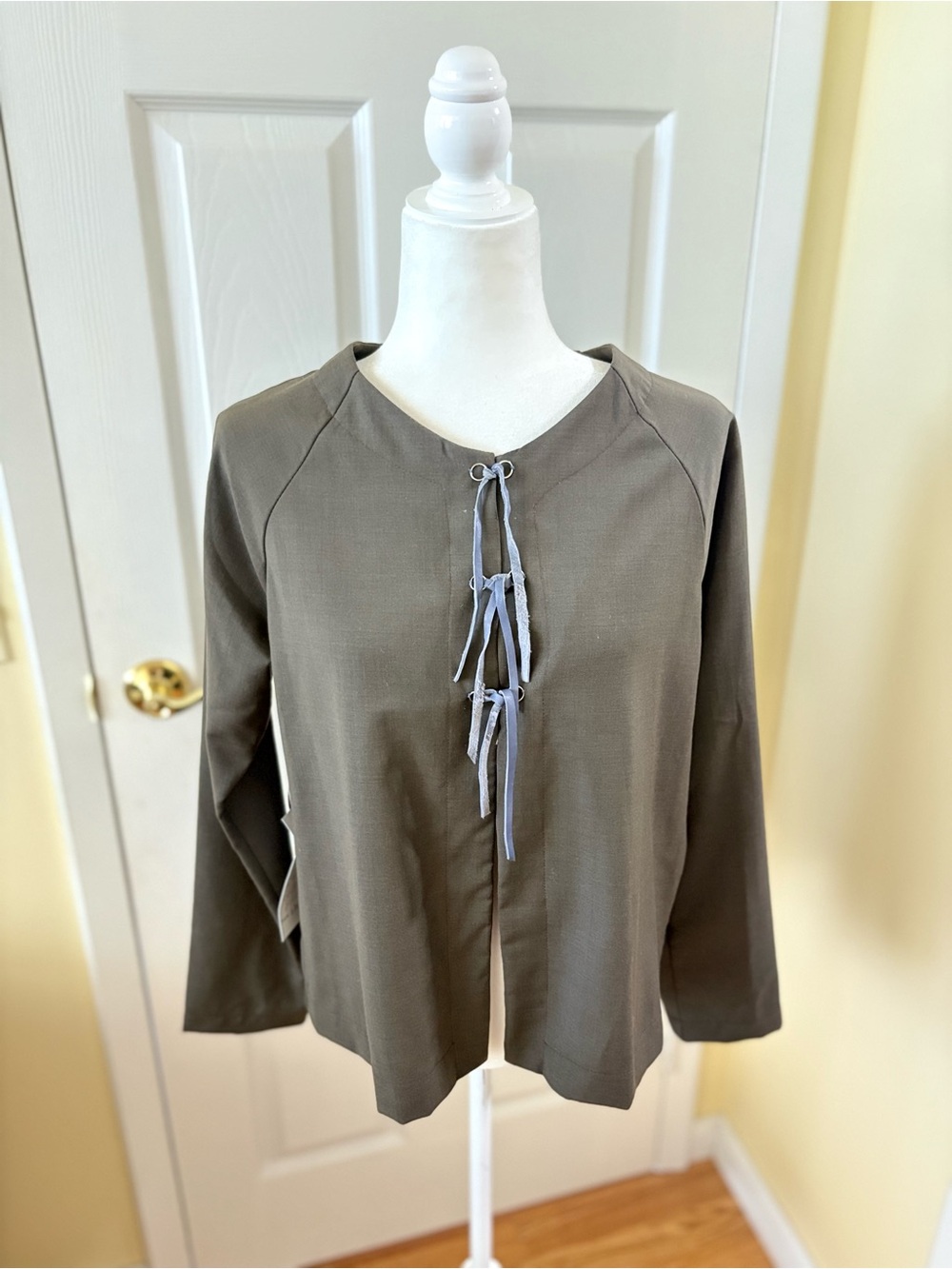 Pascline Paris Tie-Front Lightweight Jacket